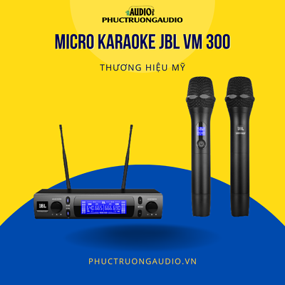 Micro không dây karaoke JBL VM 300