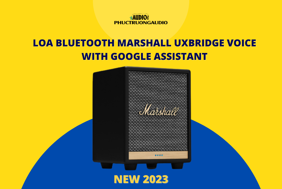 Loa Bluetooth Marshall Uxbridge Voice with Google Assistant