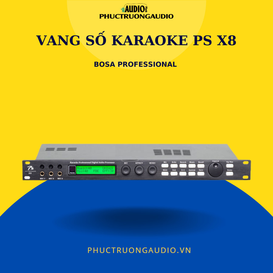 Vang số Karaoke X8 thương hiệu PS giá rẻ