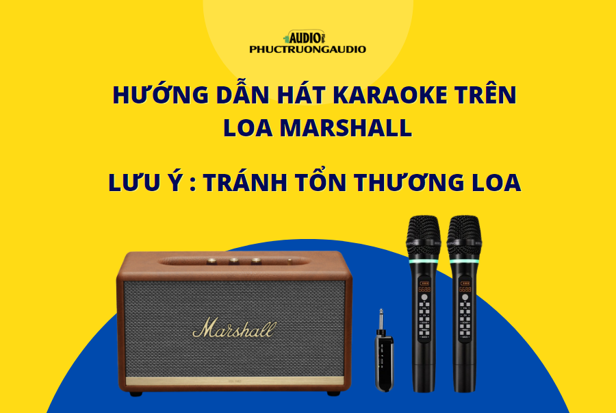 su dung loa marshall hat karaoke va cach chon micro cho phu hop 1
