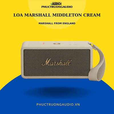Loa Bluetooth Marshall Middleton Cream
