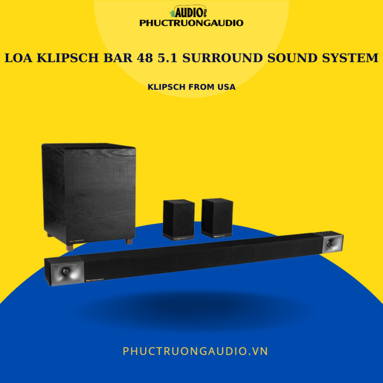 Loa Soundbar Klipsch Bar 48 5.1 Surround Sound System giá rẻ review mới