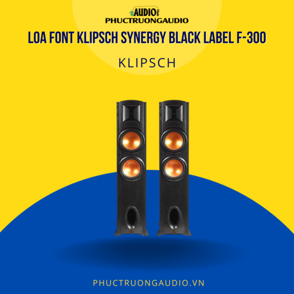 Loa font Klipsch Synergy Black Label F-300