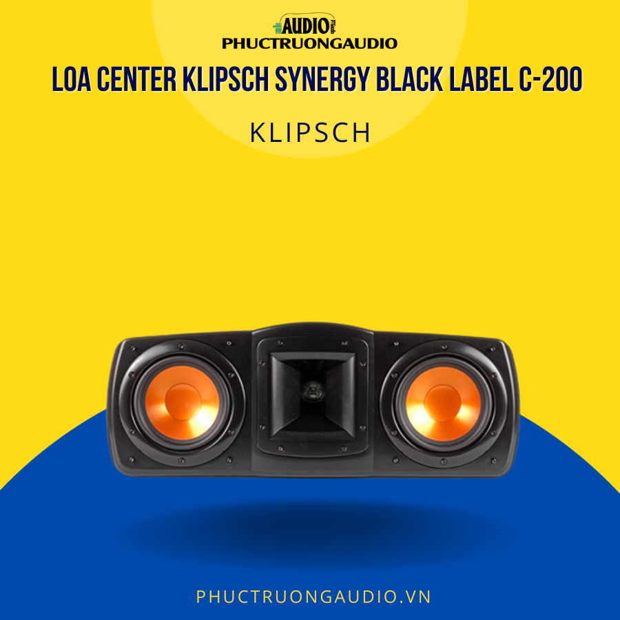 Bộ dàn xem phim 5.1 SP007300 (Loa Center Klipsch Synergy Black Label C-200)