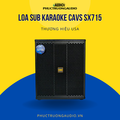 Loa Sub hơi Karaoke CAVS SX715 2023