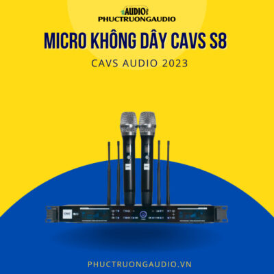 Micro không dây Karaoke CAVS S8