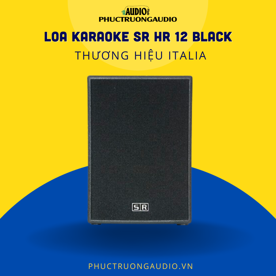 Loa Karaoke SR HR 12 BLACK