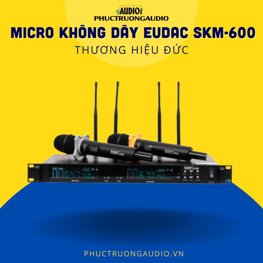 Micro không dây EUDAC SKM-600
