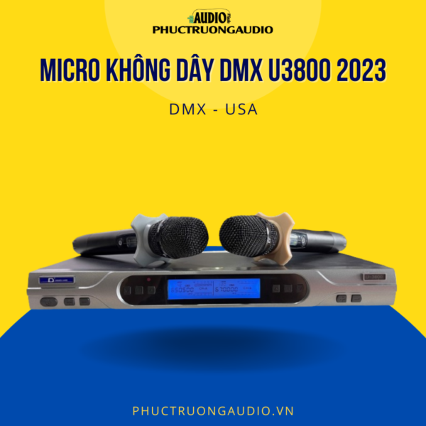 Micro không dây DMX U3800 2023